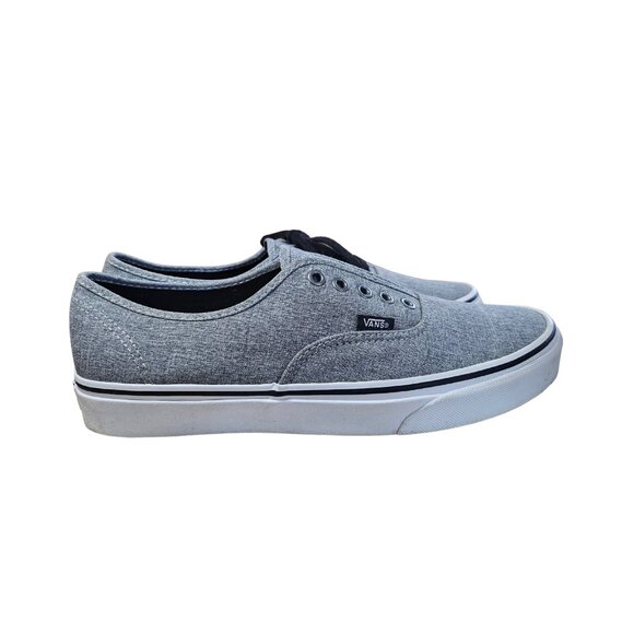 Vans TB4R Men’s Size 11 | Gray Canvas Skate Shoes | White Sole | Made in Vietnam - Picture 4 of 7